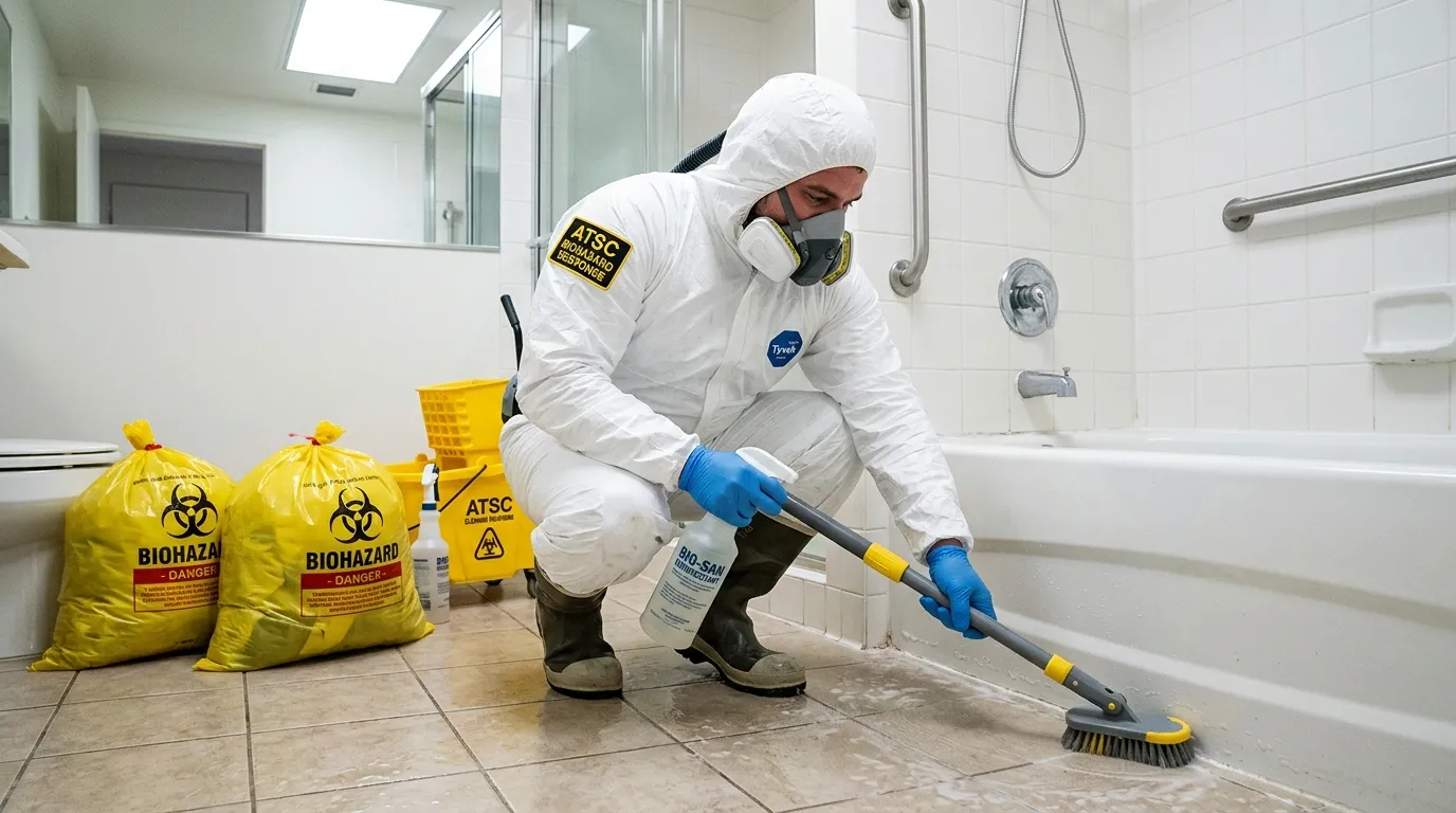 Decontamination equipment deployed for Blood Cleanup in Green